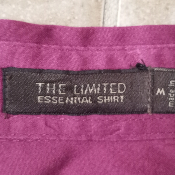 The Limited Essential Button Down Stretch Shirt M - Picture 3 of 4